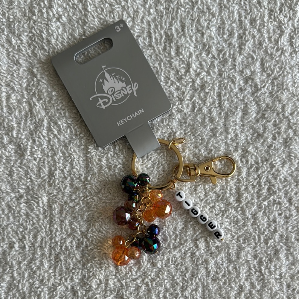 Disney Tigger and Mickey Mouse Keychain Bag Charm
